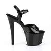 Pleaser - SKY309CRS Sandale à bride à la cheville, Pole dance chaussures - Chaussures de pole dance - Noir Product image